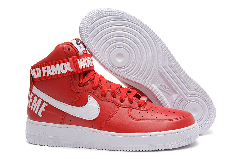 air force montante rouge