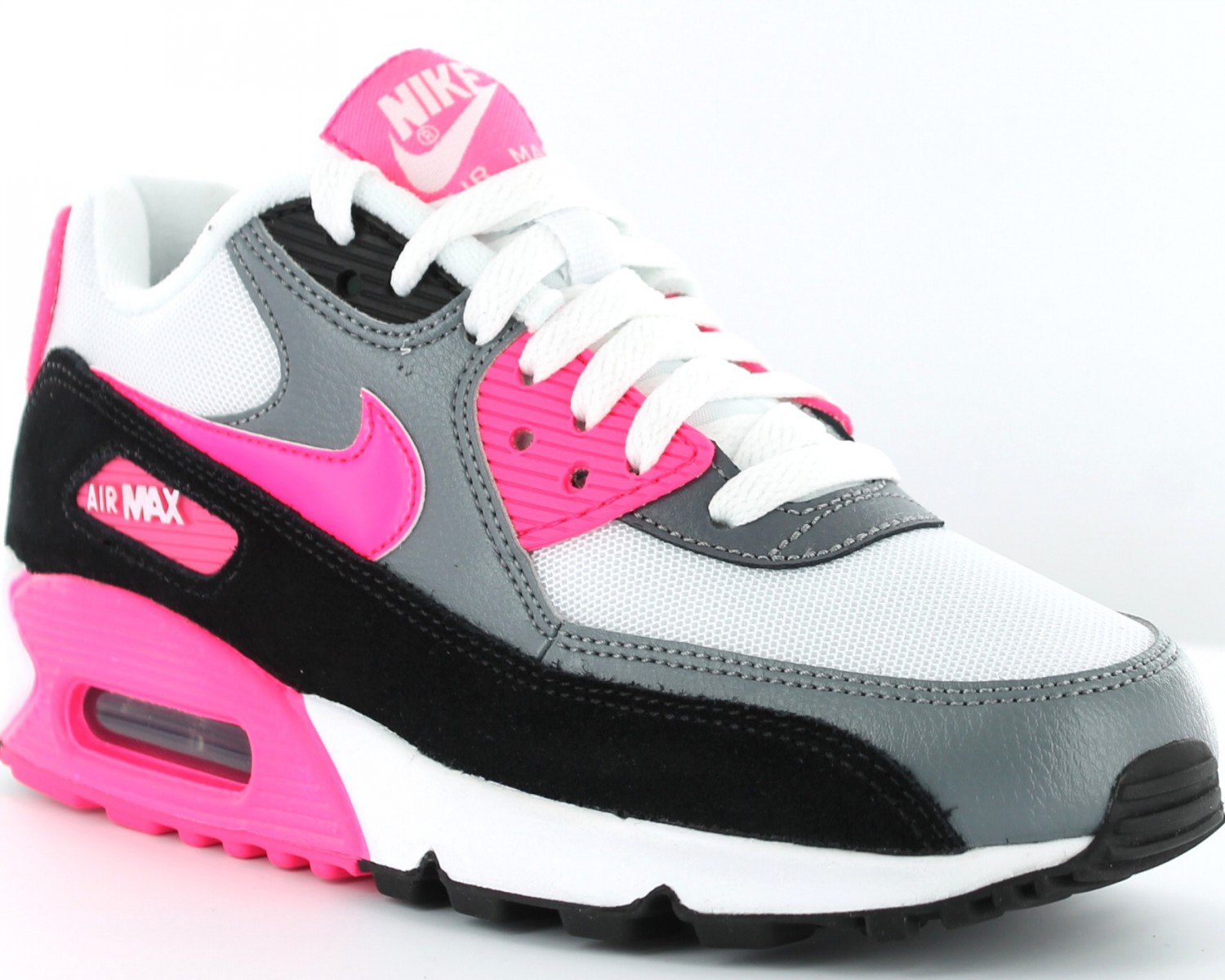 air max 90 femme noir et rose